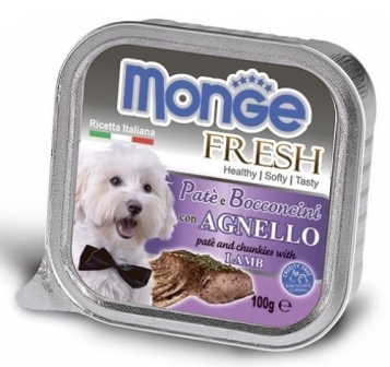 Monge Dog Fresh (Монж Дог Фреш) - Консервы для собак ягненок 100 г