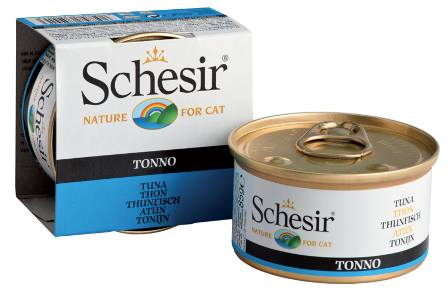 Schesir (Шезир) - Консервы для кошек с тунцом 85 гр
