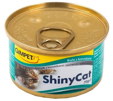 Gimpet (Джимпет) - Консервы для кошек цыпленок и креветки в желе 70 гр