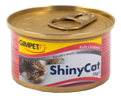 Gimpet (Джимпет) - Консервы для кошек цыпленок и крабы в желе 70 гр