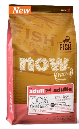 Now!Fresh! Adult Fish 24/14 - Беззерновой для Взрослых Собак с Форелью и Лососем для чувствительного пищеварения 9,98 кг