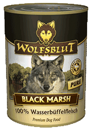 Wolfsblut Black Marsh - Консервы для собак Черное болото (100% мясо буйвола) 395 гр