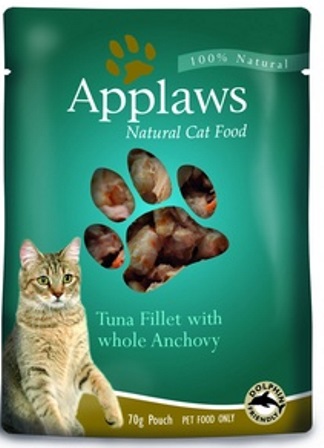 Applaws (Апплаус) - Паучи для Кошек с Тунцом и Анчоусами 70 гр