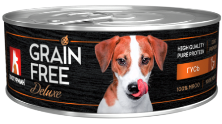 Grain Free Dog - Консервы для собак Гусь 100 гр