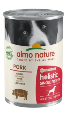 Almo Nature Daily Menu - Консервы для собак с чувствительным пищеварением с Свининой (монобелковый рацион) 400 гр