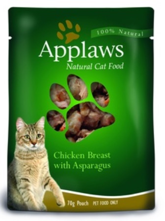 Applaws (Апплаус) - Паучи для Кошек с Курицей и Спаржей 70 гр