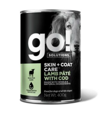 Go!Natural! (Гоу!Нэтурал!) - Консервы с ягненком и треской для собак 400 гр