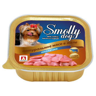 Смолли Дог - Ламистер для собак Телятина 100 гр