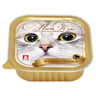 МуррКисс - Консервы для кошек Ягненок с печенью ламистер 100 гр