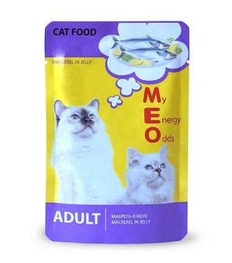 Me-o - Пауч для кошек Макрель в желе №8 80 гр