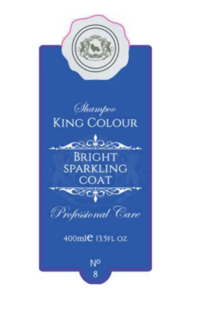 Шампунь для собак и кошек King Colour, с эффектом полировки и отбеливания, 400 мл