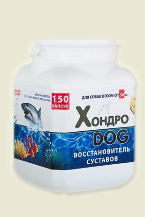 Мультитоник Хондро Дог 50+ - Витаминная добавка хондропротектор для собак крупных пород 150 капс.
