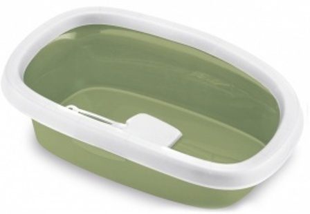 Stefanplast (Стефанпласт) - Туалет Спринт-10 с рамкой (цвет зеленый, размер 31*43*14 см)
