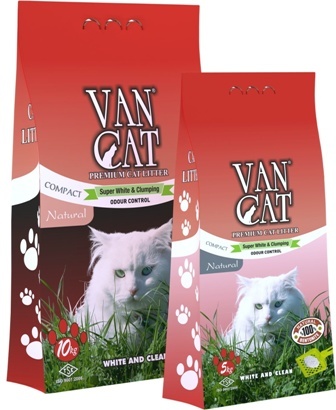 VanCat (ВанКэт) - Комкующийся наполнитель бентонитовый, без пыли 5 кг
