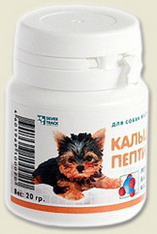 Мультитоник Кальций Пептид 5+ - Витаминная добавка с кальцием для собак мелких пород 20 гр