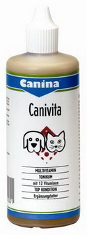 Canina Canivita (Канина Канивита) - Витаминная добавка для животных мультивитаминная на оснве масла энотеры для животных 250 гр