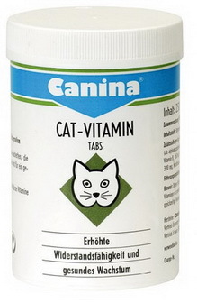 Canina Cat-Vitamin Tabs (Канина Кэт Витамин Табс) - Витаминная добавка мультивитаминная для кошек 100 таб.