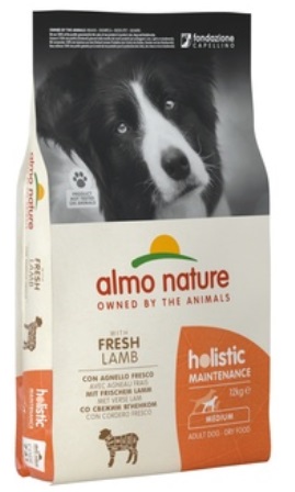 Almo Nature Holistic - Для Взрослых собак с Ягненком 12 кг