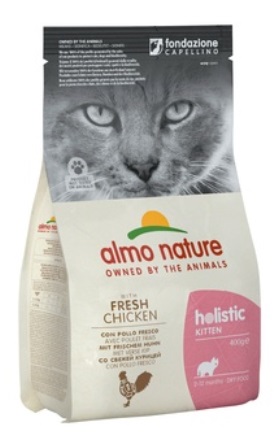 Almo Nature Kitten Chicken&amp;Rice (Алмо Натюр Киттен Чикен энд Райс) - Cухой корм для котят всех пород (курица с коричневым рисом) 0,4 кг