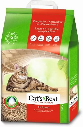 Cat’s Best Eko Plus (Кэтс Бест Эко Плюс) - Наполнитель древесный комкующийся (для кошек) 10 л