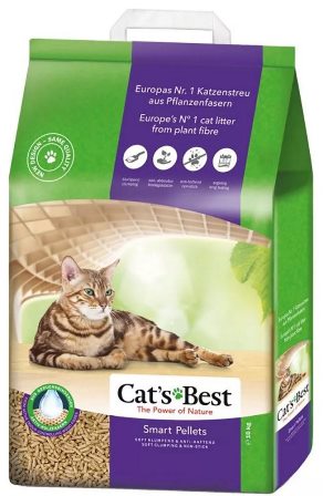 Cat’s Best Nature Gold (Кэтс Бест Нейчур Голд) - Наполнитель древесный комкующийся (для длинношерстных кошек) 10 л