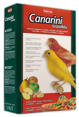 PADOVAN Grandmix Canarini - Основной корм для Канареек 400 гр