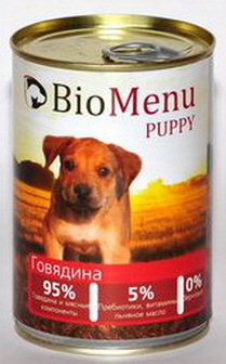 BioMenu Puppy (БиоМеню Паппи) - Консервы для щенков Говядина 410 гр