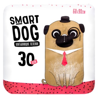 Smart Dog - Впитывающие пеленки для собак 60*90, 30 шт.