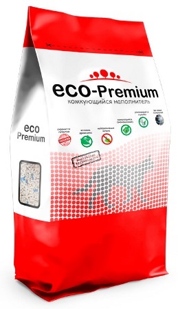 ECO Premium BLUE - Наполнитель древесный без запаха 1,9 кг 5 л