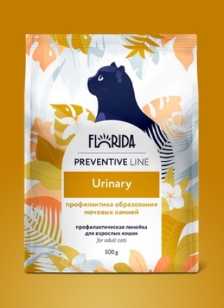 Florida Urinary - Сухой корм для кошек Профилактика образования мочевых камней 1,5 кг