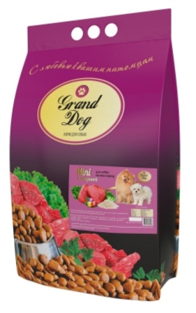 Grand Dog - MINI с говядиной для мелких пород 10 кг