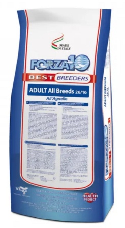Forza Best Breeders All Breed Lamb 24/12 - Корм для взрослых собак с ягненком (полнорационный, гипоаллергенный) 20 кг