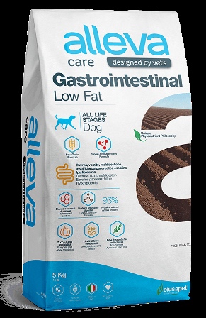 ALLEVA CARE DOG  GASTROINTESTINAL LOW FAT - Корм для собак Гастроинтестинал с пониженным содержанием жира 2 кг