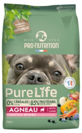 Flatazor - Корм для собак PURE LIFE Digestion Sensible (ягненок) 11 кг