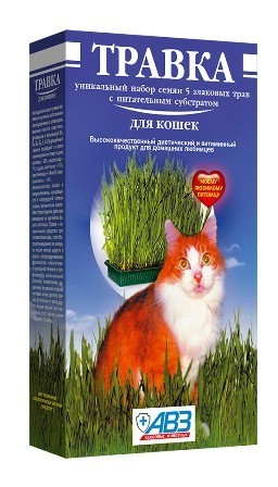 Травка для кошек лоток 170 гр