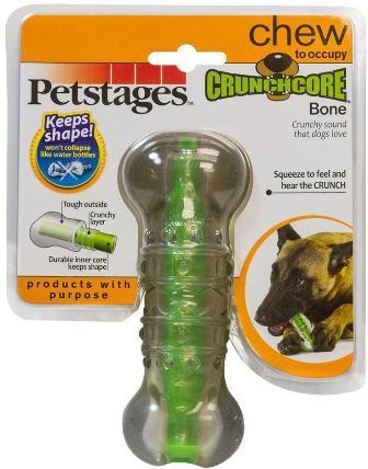 Petstages (Петстейдж) - Косточка Хрустящая для собак средняя (резиновая, 13 см)