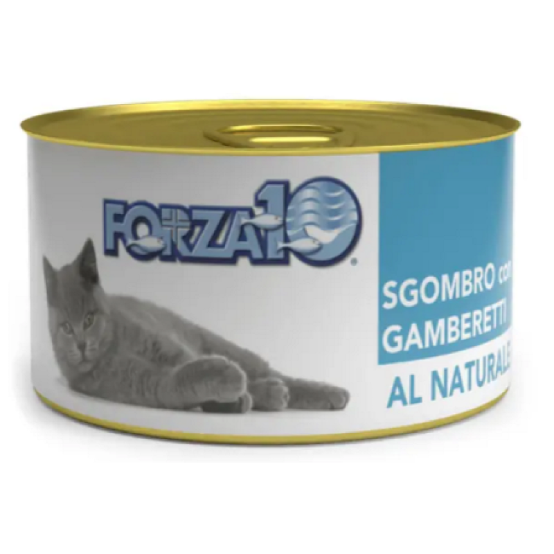 Forza Natural Sgombro-Gamberetti - Консервы для кошек и котят Скумбрия с креветками 75 гр